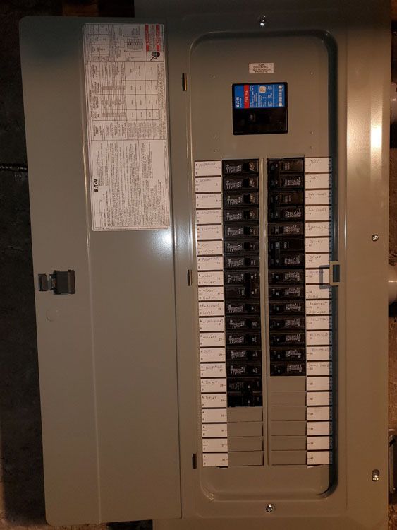 Breaker panel repair