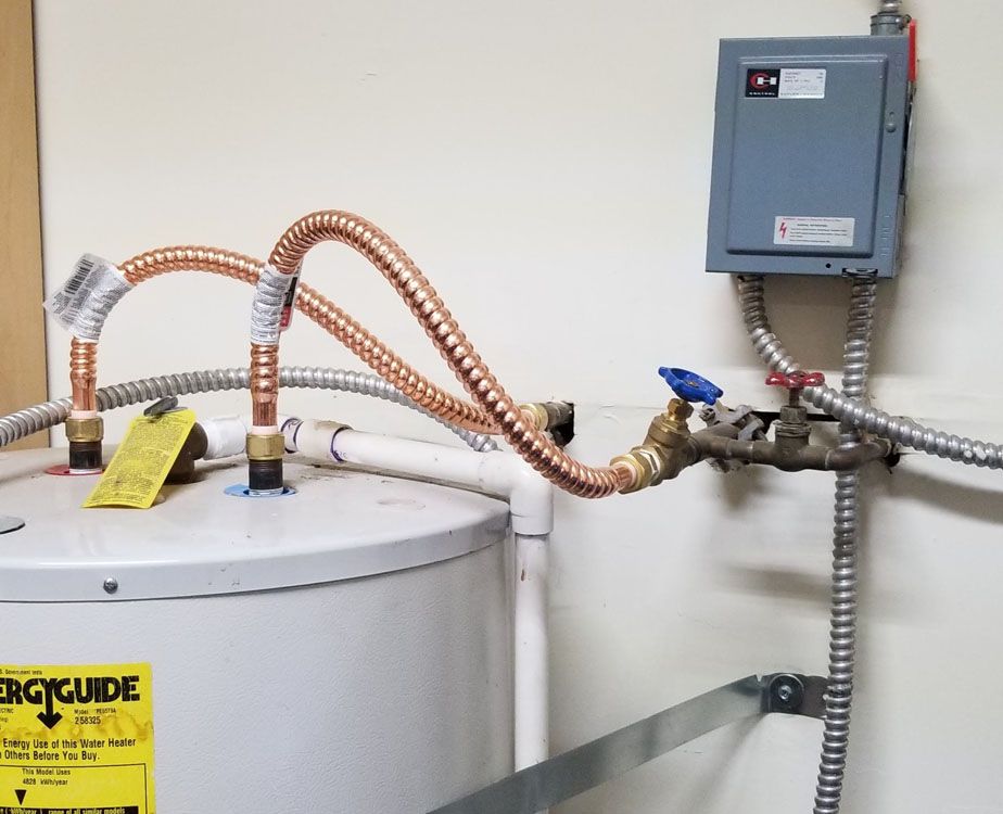 Water heater hookup