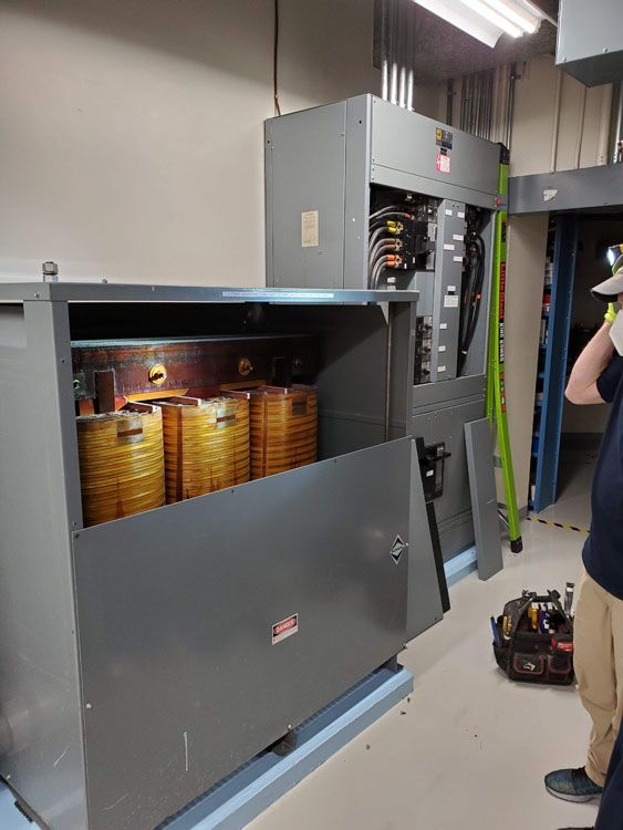 Large breakers Electrician